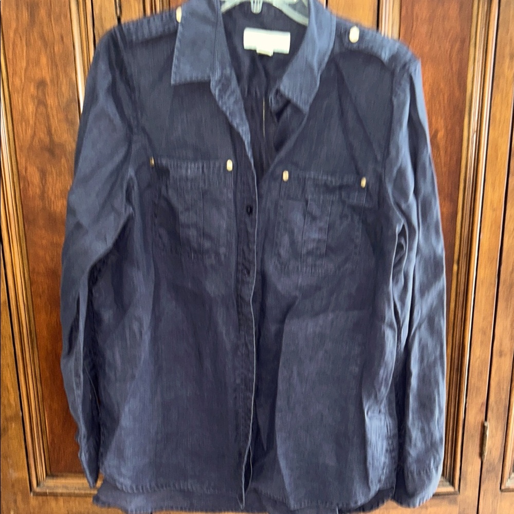 Michael Michael Kors linen blouse.  Size Large